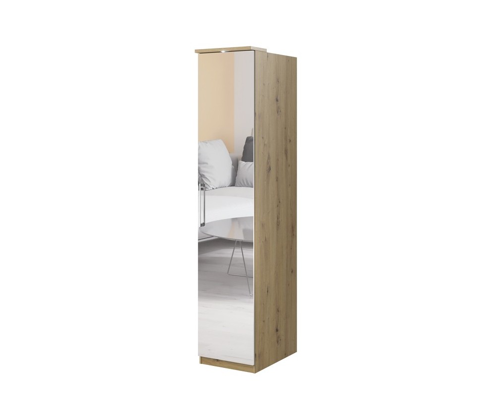 Schrank 1D Spiegel L/P Combo Eiche Artisan