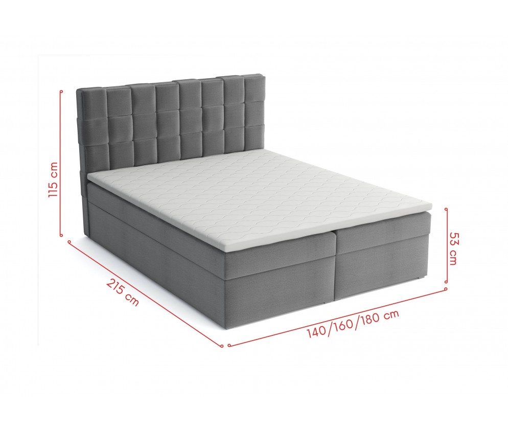 Kontinentalbett Mola 140x200