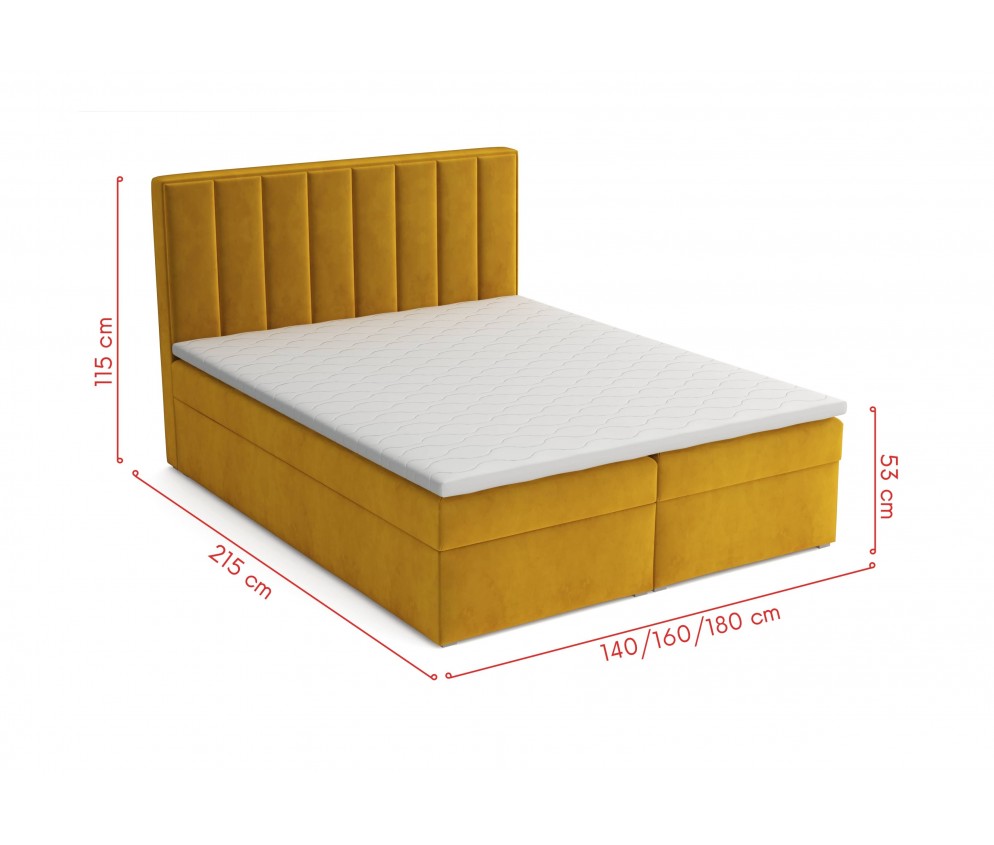 Kontinentalbett Ido 140x200