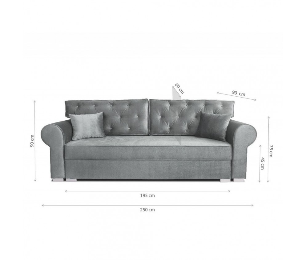 Sofa 3-Sitzer Melo Pic