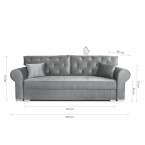 Sofa 3-Sitzer Melo Pic