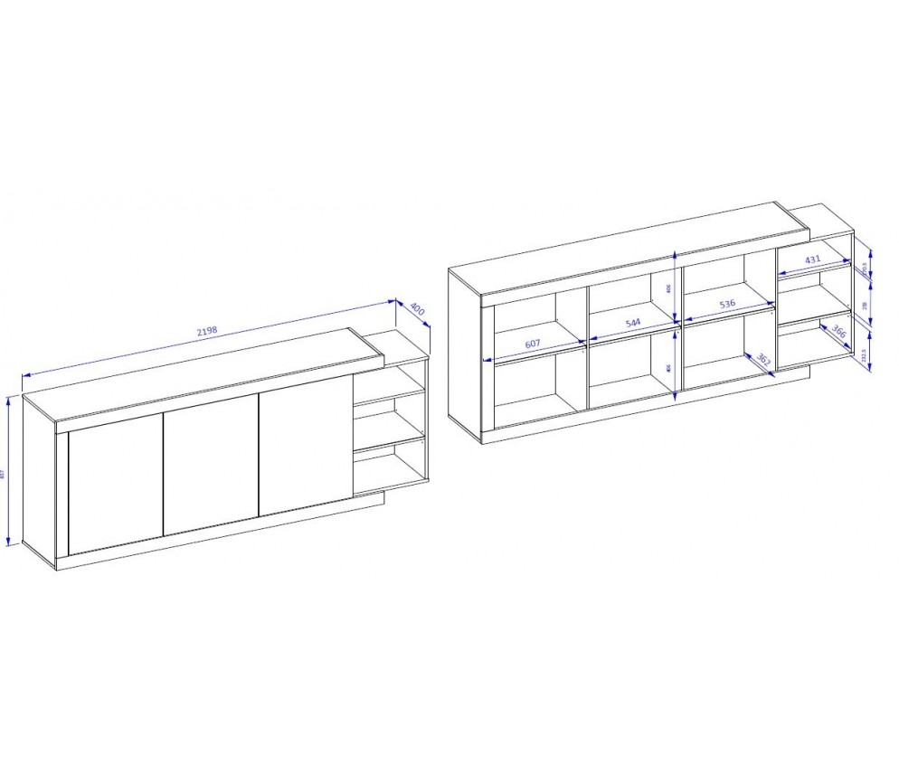 Kommode 3D 220 Sitre