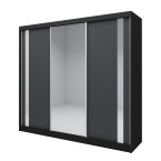 Schiebeschrank Grab 240 Schwarz