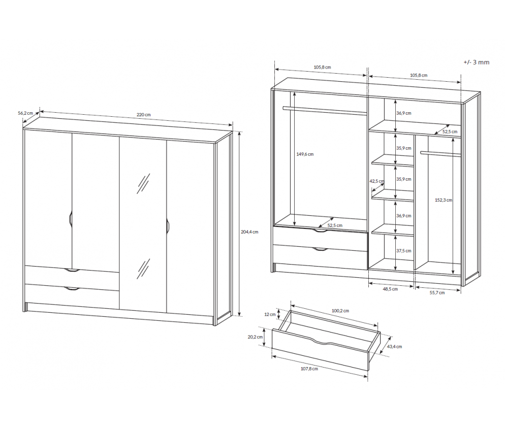 Schrank Daren 220