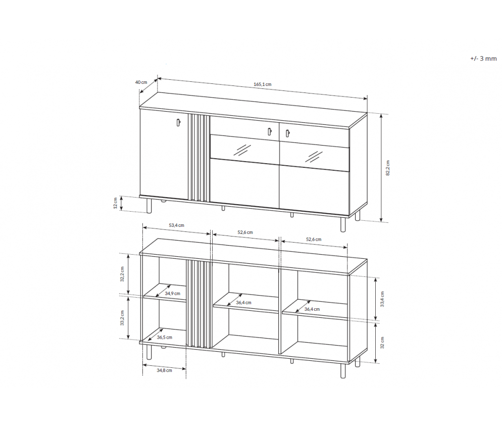 Kommode 3D Meno