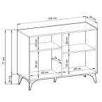Kommode Diana 2D 104