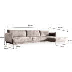 Ecksofa Filo 4-Sitzer