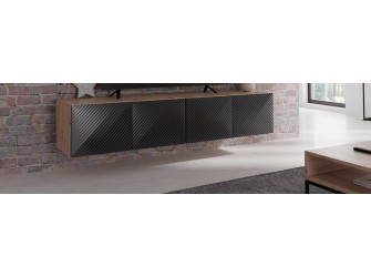 RTV-Schrank Neo 200 (2x100) gefräster, geschlossen