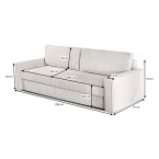 Sofa Elo 3-Sitzer Sztruks