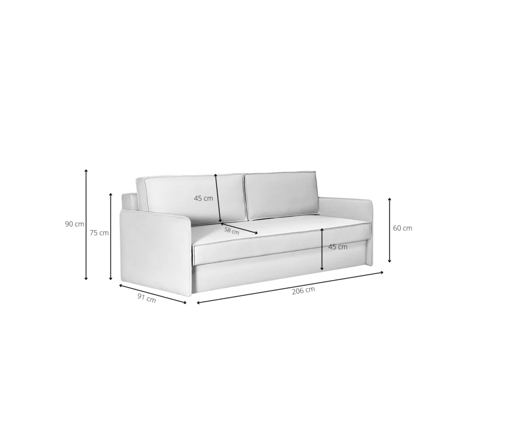 Sofa Cona 3-Sitzer