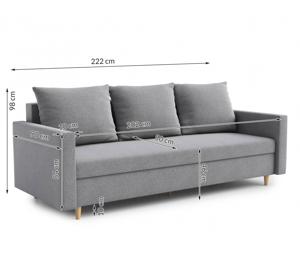 Sofa Lela mit Schlaffunktion