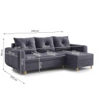 Ecksofa Evo mit Schlaffunktion