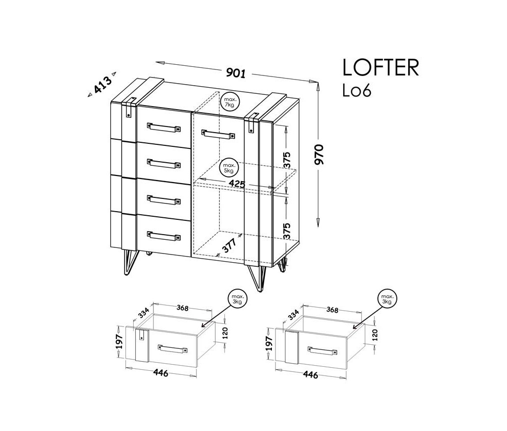 Kommode Lofter 06