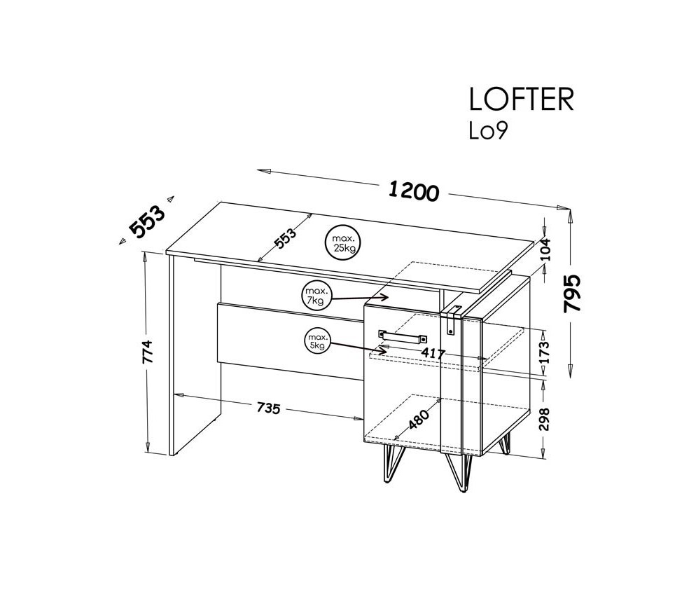 Schreibtisch Lofter 09