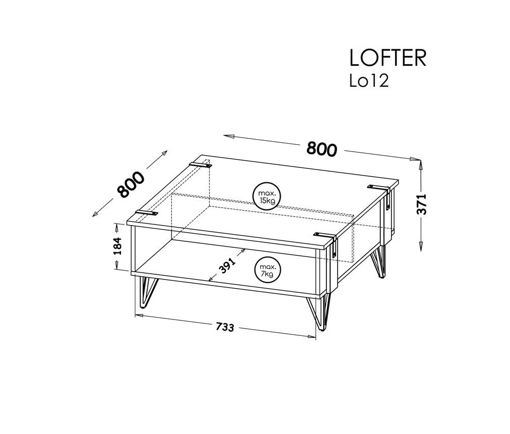 Nachttisch Lofter 12