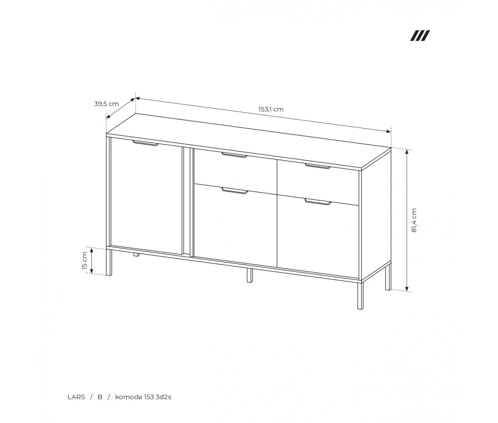 Kommode Mia 153