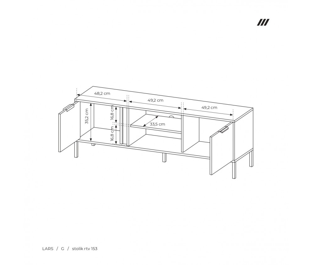 RTV-Schrank Mia 153