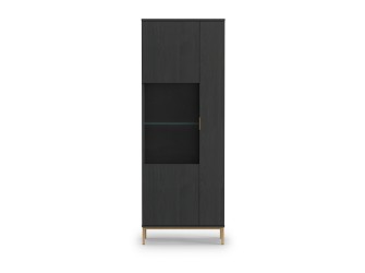 Vitrine Aria Esche Portland Schwarz