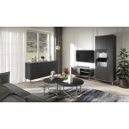 Schrank-RTV 100 Aria Esche Portland Schwarz