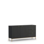 Kommode Aria Esche Portland Schwarz