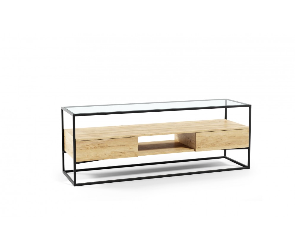 Schrank-RTV I 140 Glas Dalen