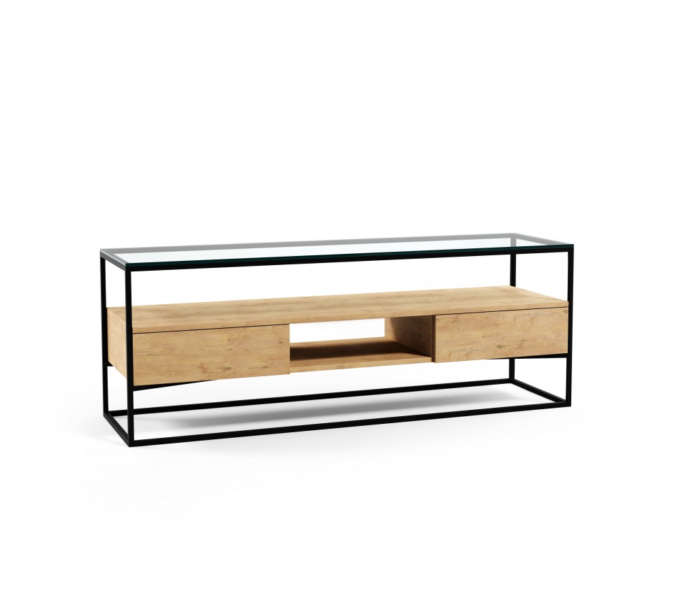 Schrank-RTV I 140 Glas Dalen