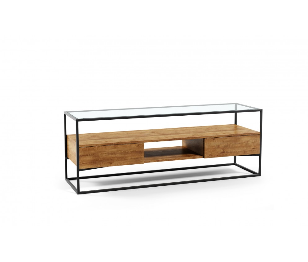 Schrank-RTV I 140 Glas Dalen