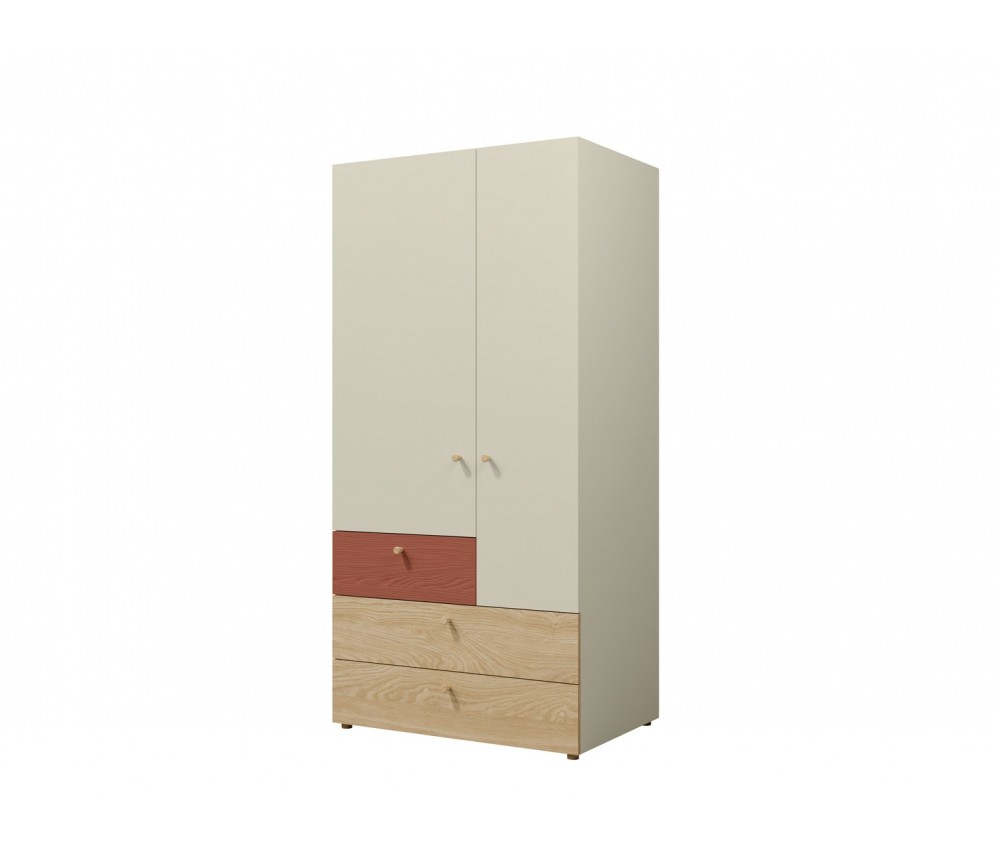 Schrank Silva 2D3SZ 90 Koralle