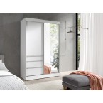 Schrank Luna 140 Weiß