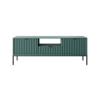 RTV-Schrank Viva 154 Labrador Green/Schwarz Gestell/Schwarz Griff