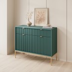 Kommode Viva 104 Labrador Green/Gold Gestell/Gold Griff