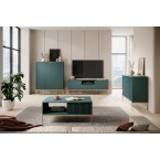 Couchtisch Viva 104 Labrador Green/Gold Gestell/Gold Griff