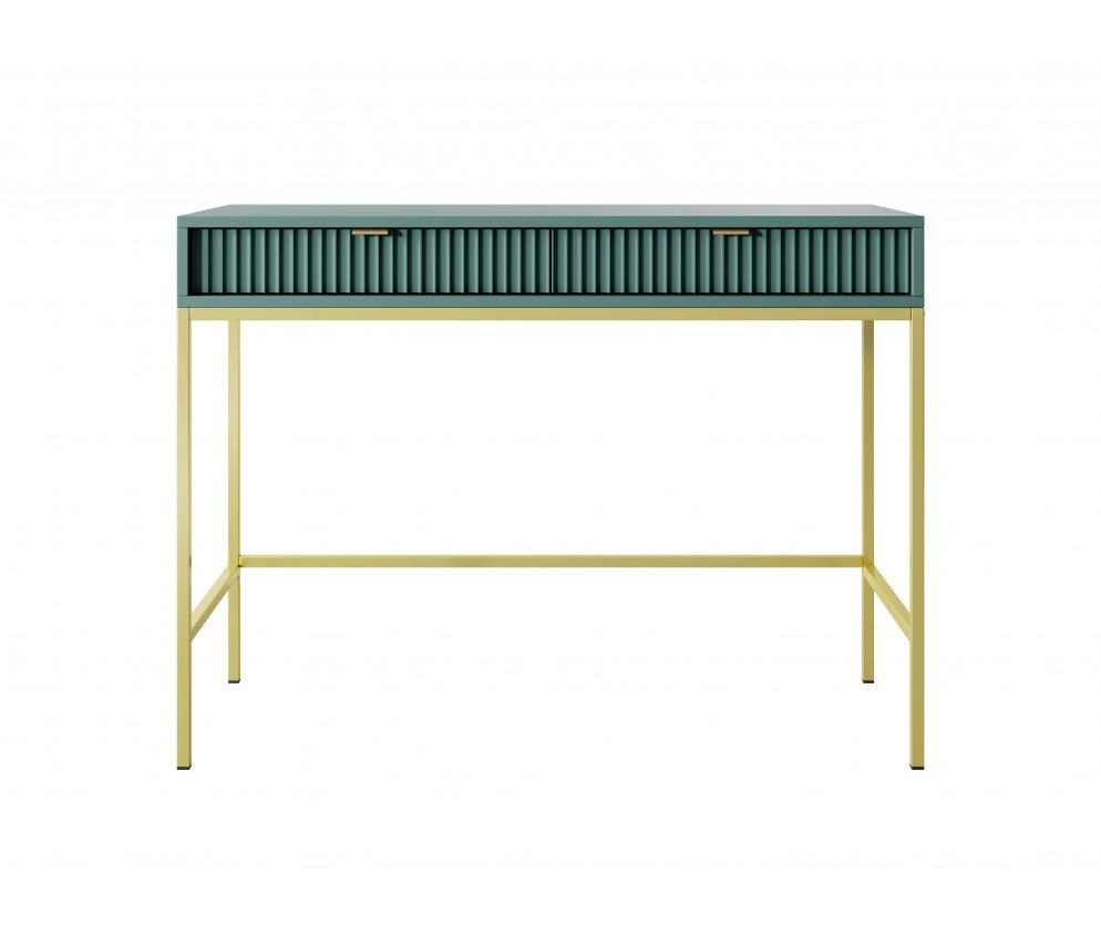 Frisiertisch Viva 104 Labrador Green/Gold Gestell/Gold Griff