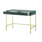 Frisiertisch Viva 104 Labrador Green/Gold Gestell/Gold Griff