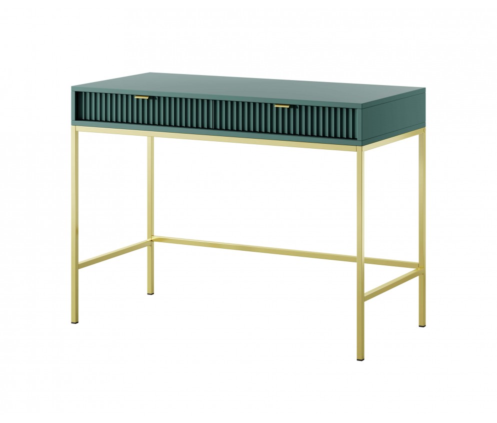 Frisiertisch Viva 104 Labrador Green/Gold Gestell/Gold Griff