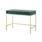 Frisiertisch Viva 104 Labrador Green/Gold Gestell/Gold Griff