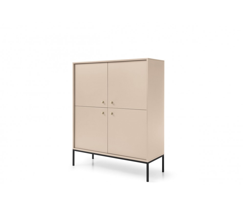 Kommode Mira 4D 104 Sandbeige