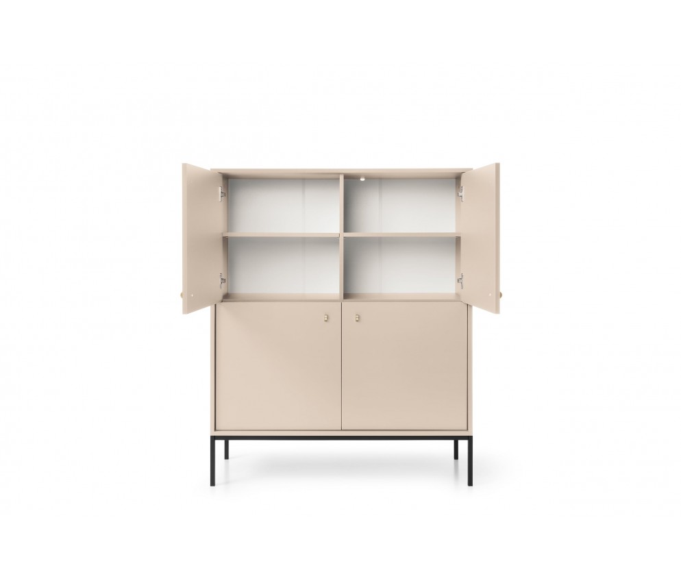 Kommode Mira 4D 104 Sandbeige