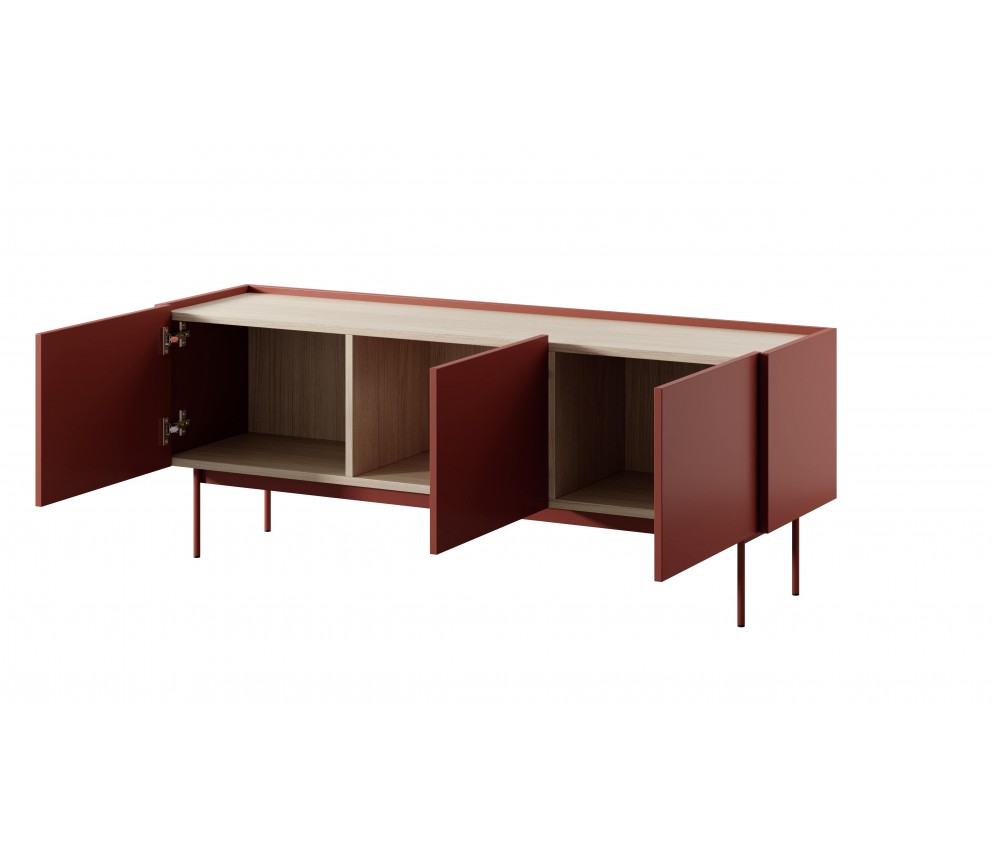 RTV-Schrank Marco 144 Ceramic Rot