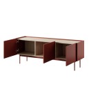 RTV-Schrank Marco 144 Ceramic Rot