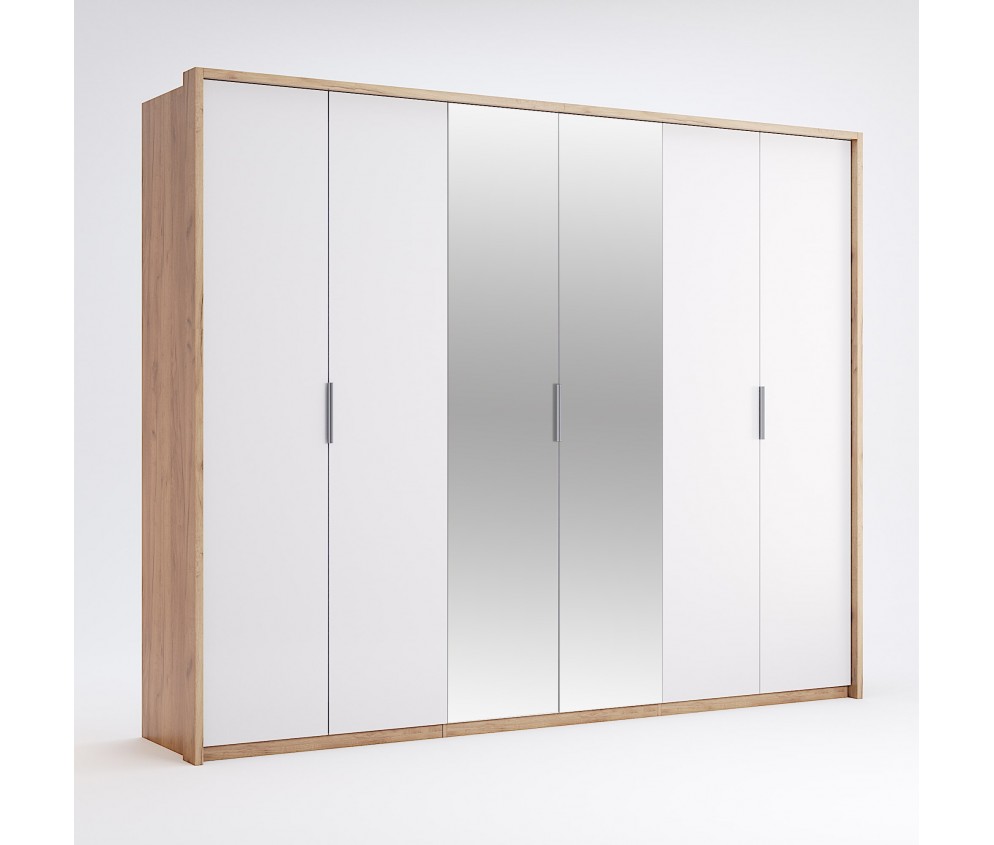 Schrank Amanda 6D mit Spiegel