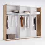 Schrank Amanda 6D mit Spiegel