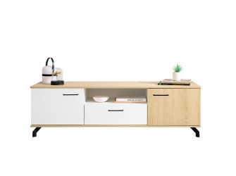 Schrank-RTV Marsylia 160 Weiß