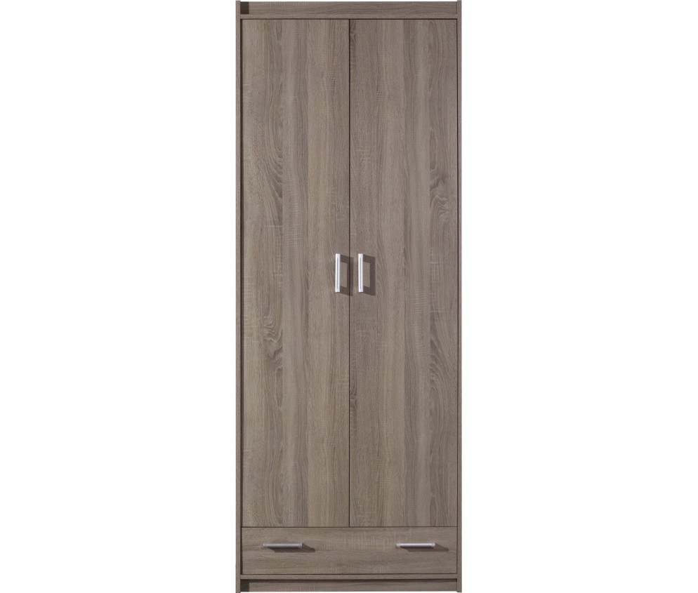 Schrank Megan 80 2D1SZ Trüffel