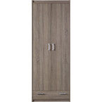 Schrank Megan 80 2D1SZ Trüffel