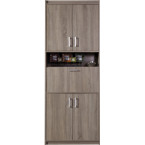 Schrank Megan 80 5D Trüffel