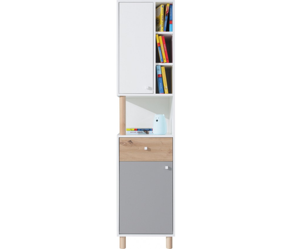 Schrank Fox 45 2D1SZ + Regale