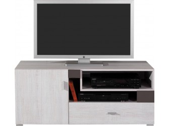 Schrank-RTV Naomi 120 1D1SZ Kiefer Bielona/Earth