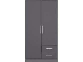 Schrank Simon 100 2D2SZ Anthrazit