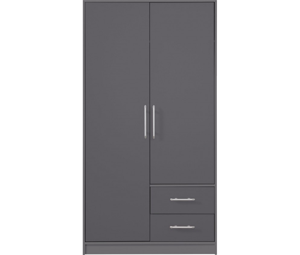 Schrank Simon 100 2D2SZ Anthrazit